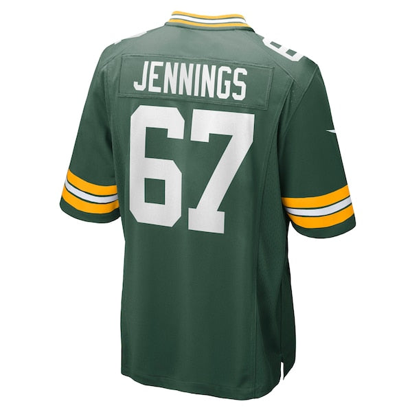 Donovan Jennings Green Bay Packers Nike Team Game Jersey - Green - Image 3