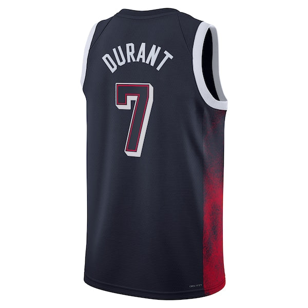 Kevin Durant Men's USA Basketball Nike Unisex 2024 Swingman Player Jersey - Navy - Image 3