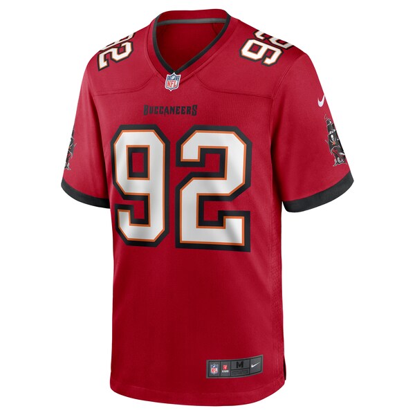William Gholston Tampa Bay Buccaneers Nike Game Jersey - Red - Image 2