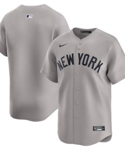New York Yankees Nike Away Limited Jersey - Gray