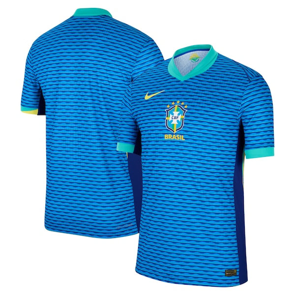 Brazil National Team Nike 2024 Away Match Authentic Jersey?ยจC Blue