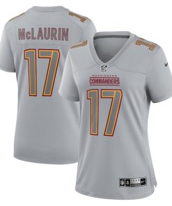 Terry McLaurin Washington Commanders Nike Women's Atmosphere Fashion Game Jersey - Gray