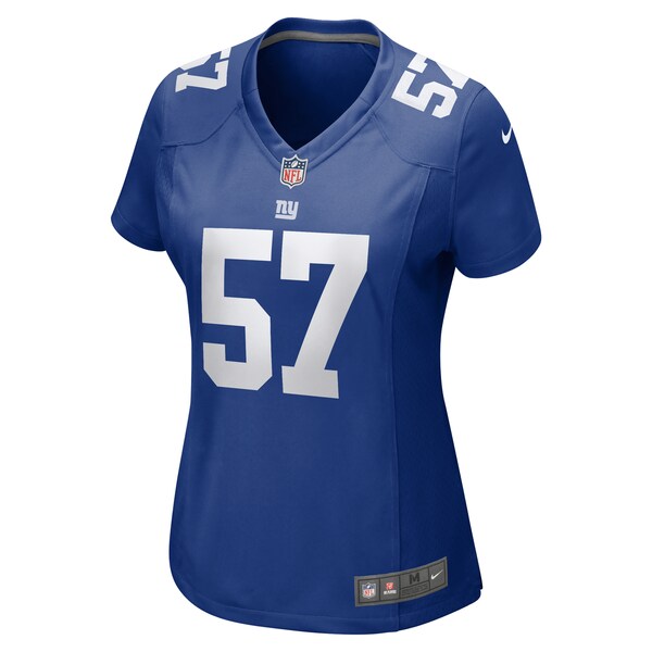 Jarrad Davis New York Giants Nike Women's Team Game Jersey - Royal - Image 2