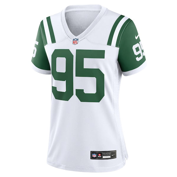 Quinnen Williams New York Jets Nike Women's Classic Alternate Game Jersey - White - Image 4