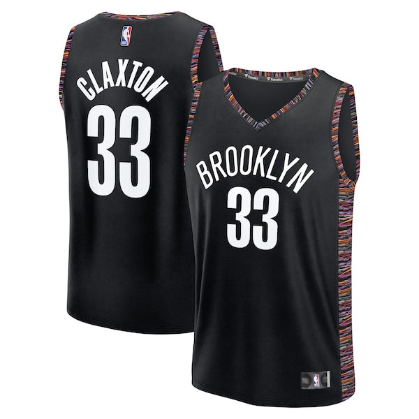Nic Claxton Brooklyn Nets 2025/26 City Edition Fast Break Jersey - Black