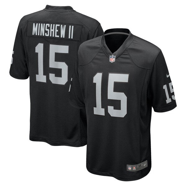 Gardner Minshew II Las Vegas Raiders Nike Team Game Jersey - Black - Image 2
