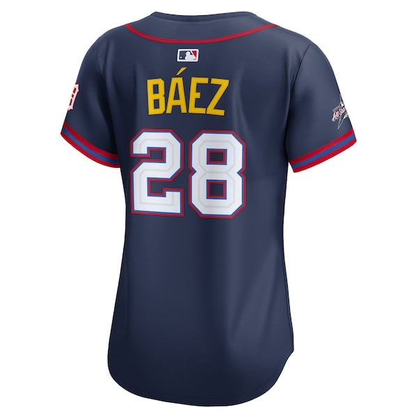 Javier B¨¢ez American League Nike Women's 2025 All-Star Edition Limited Player Jersey - Navy - Image 3