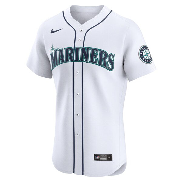 Anthony DeSclafani Seattle Mariners Nike Home Elite Player Jersey - White - Image 2