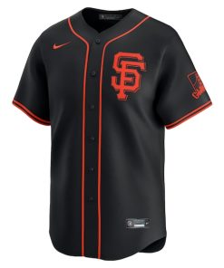 Alternative view of San Francisco Giants Nike  Alternate Limited Custom Jersey?¨C Black