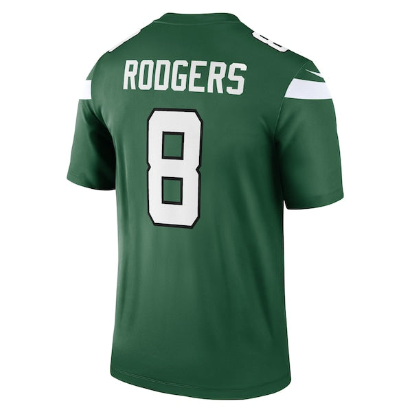 Aaron Rodgers New York Jets Nike Men's Legend Player Jersey - Gotham Green/Black/White - Image 4