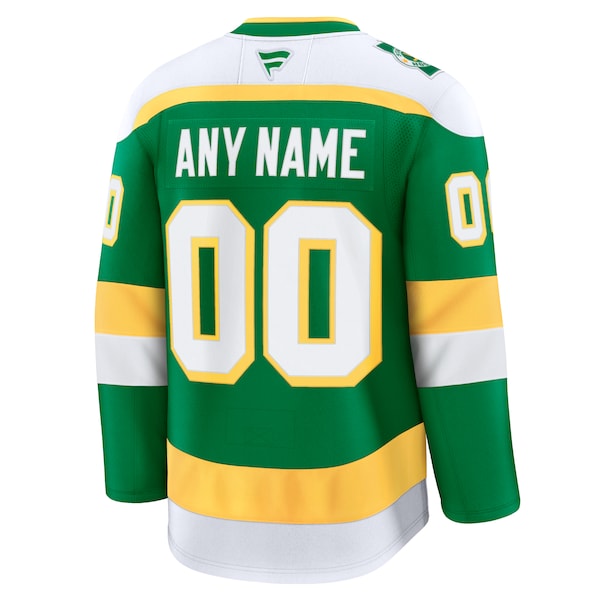 Minnesota Wild Alternate Premium Custom Jersey - Green - Image 3