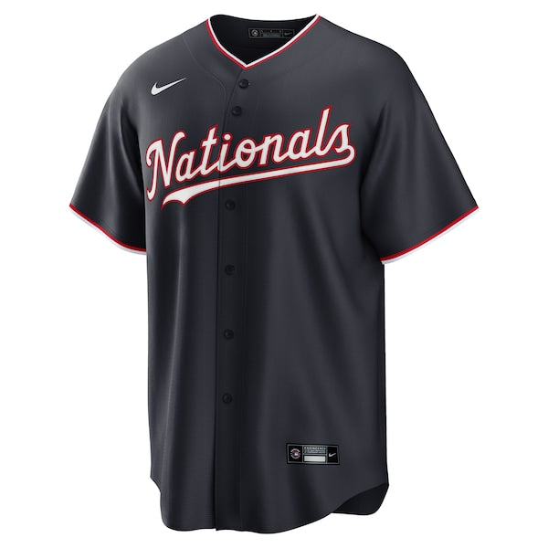 Washington Nationals Nike Alternate Custom Replica Jersey - Navy/White - Image 3