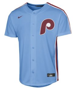 Alternative view of Bryce Harper Philadelphia Phillies Nike Youth Alternate Replica Jersey - Light Blue