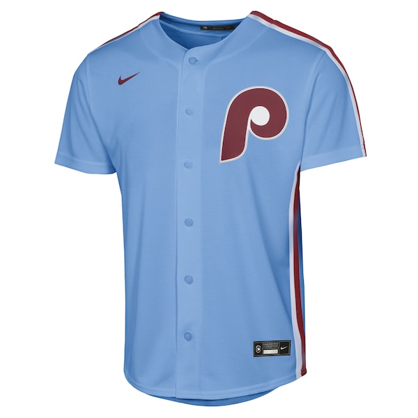 Bryce Harper Philadelphia Phillies Nike Youth Alternate Replica Jersey - Light Blue - Image 2