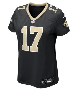 Alternative view of Trey Palmer New Orleans Saints Nike Women's Team Game Jersey -  Black