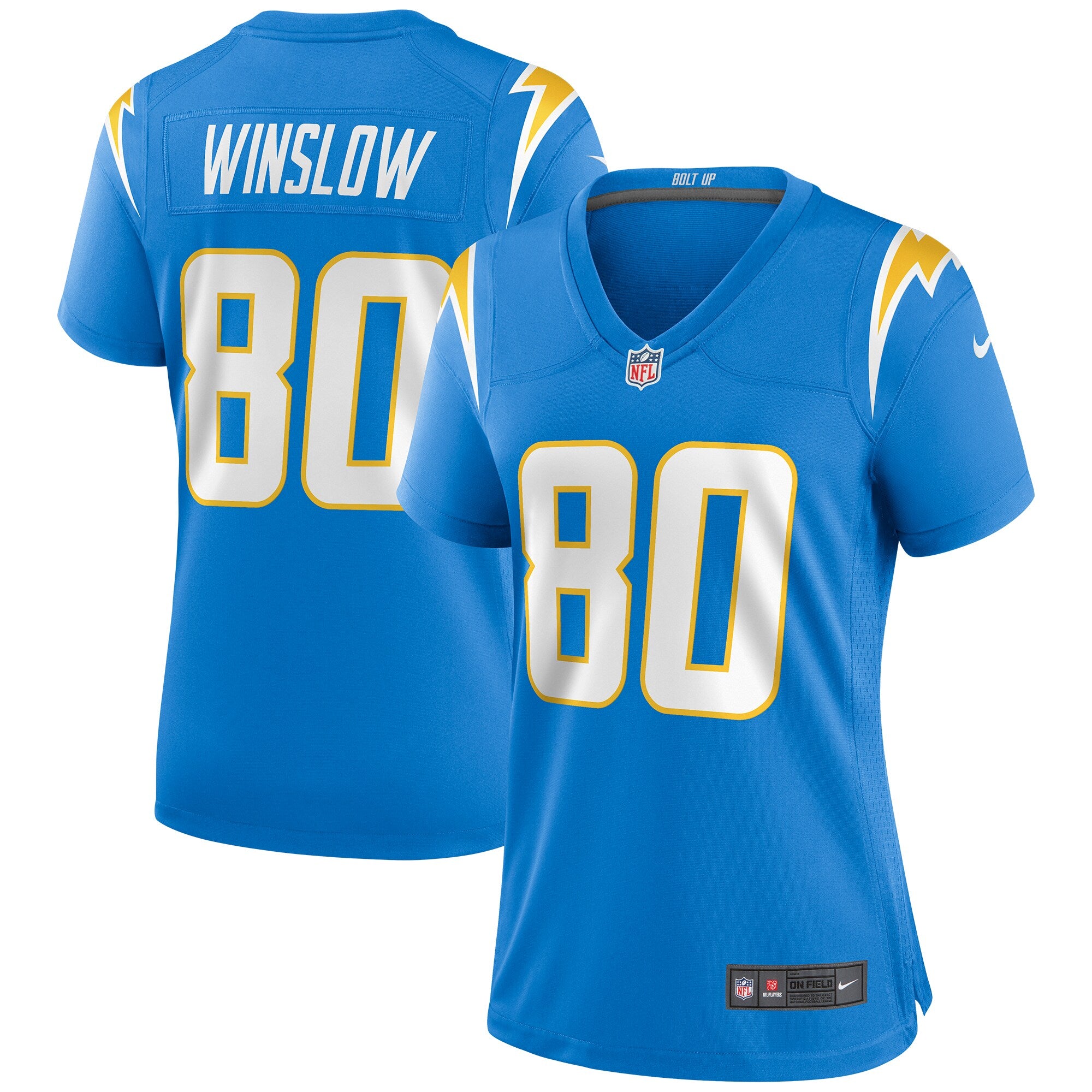 Kellen Winslow Los Angeles Chargers Nike Women's Retired Player Jersey - Navy/Powder Blue - Image 6