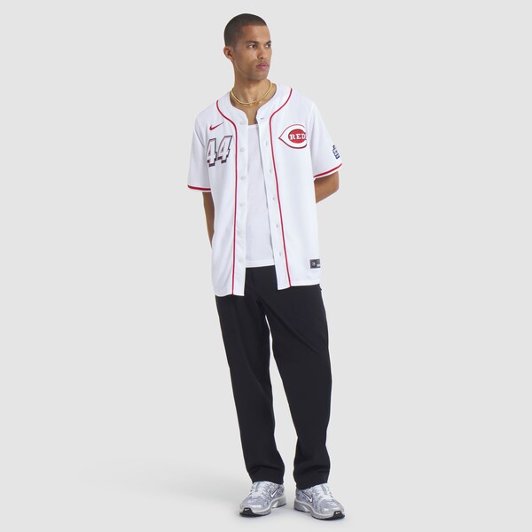 Elly De La Cruz Cincinnati Reds Nike 2025 MLB Speedway Classic Home Limited Player Jersey - White - Image 3