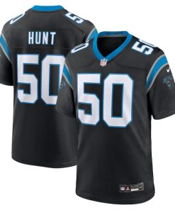 Robert Hunt Carolina Panthers Nike  Game Jersey -  Black