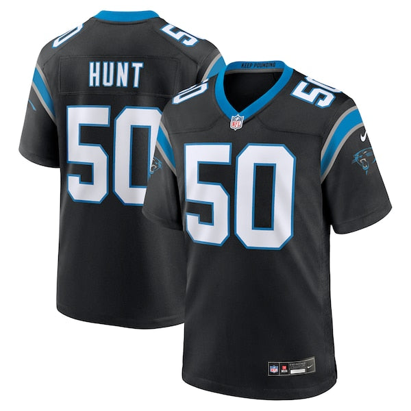 Robert Hunt Carolina Panthers Nike Game Jersey - Black