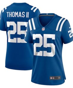 Alternative view of Rodney Thomas II Indianapolis Colts Nike Women's Game Player Jersey - Royal/Blue