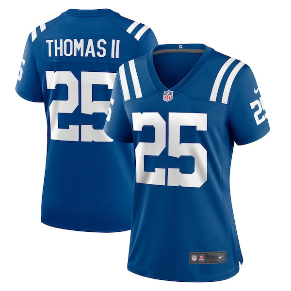 Rodney Thomas II Indianapolis Colts Nike Women's Game Player Jersey - Royal/Blue - Image 2