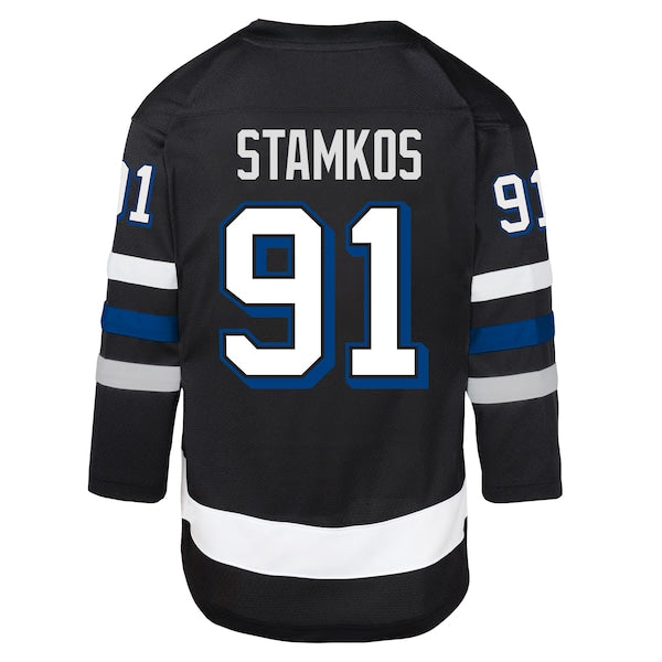 Steven Stamkos Tampa Bay Lightning Preschool Alternate Replica Player Jersey - Black - Image 3