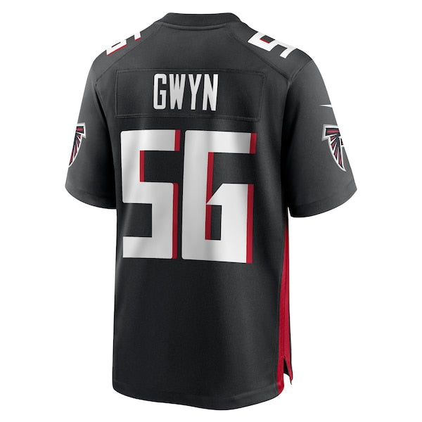 Jovaughn Gwyn Atlanta Falcons Nike Team Game Jersey - Black - Image 3