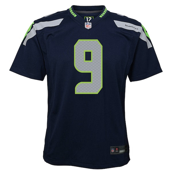 Kenneth Walker III Seattle Seahawks Nike Youth Team Game Jersey - College Navy - Image 3