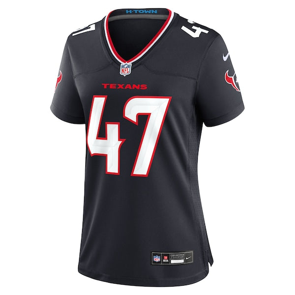 Andrew Beck Houston Texans Nike Women's Team Game Jersey - Navy - Image 2