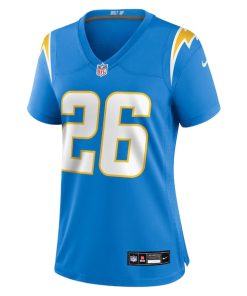 Alternative view of Donte Jackson Los Angeles Chargers Nike Women's Team Game Jersey -  Powder Blue