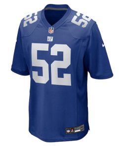 Alternative view of Victor Dimukeje New York Giants Nike Team Game Jersey -  Royal