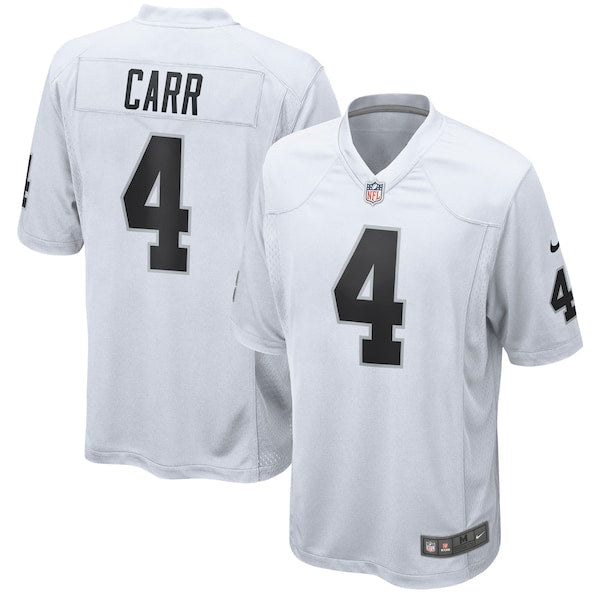 Derek Carr Las Vegas Raiders Nike Game Jersey - White - Image 2