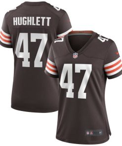 Charley Hughlett Cleveland Browns Nike Women's Game Jersey - Brown
