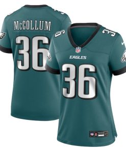 Tristin McCollum Philadelphia Eagles Nike Women's Team Game Jersey - Midnight Green