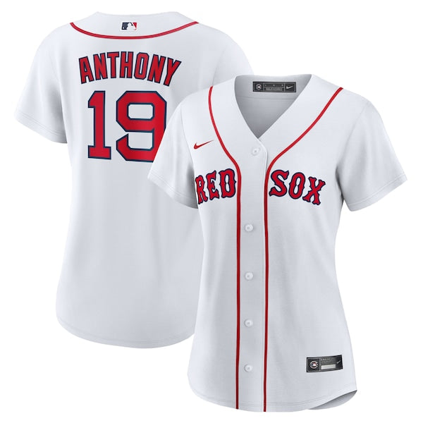 Roman Anthony Boston Red Sox Nike Women's Home Replica Jersey?ยจC White