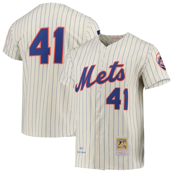 Tom Seaver New York Mets 1969 Cooperstown Collection Authentic Jersey - Cream