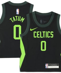 Jayson Tatum Boston Celtics Nike Preschool 2024/25 Swingman Player Jersey - City Edition - Black