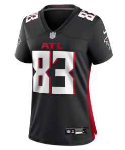 Alternative view of Deven Thompkins Atlanta Falcons Nike Women's Team Game Jersey -  Black