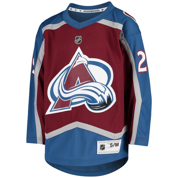 Nathan MacKinnon Colorado Avalanche Youth Home Replica Player Jersey - Burgundy - Image 2