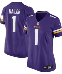 Jalen Nailor Minnesota Vikings Nike Women's Team Game Jersey -  Purple