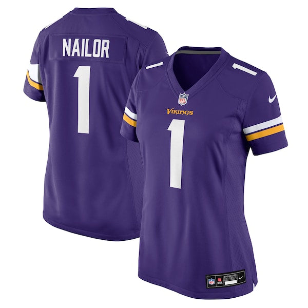 Jalen Nailor Minnesota Vikings Nike Women's Team Game Jersey - Purple