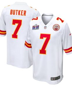 Harrison Butker Kansas City Chiefs Nike Super Bowl LVIII Game Jersey - White