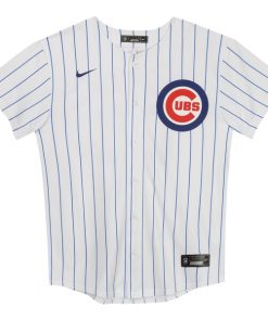 Alternative view of Dansby Swanson Chicago Cubs Nike Preschool Home Game Jersey - White