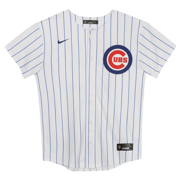 Dansby Swanson Chicago Cubs Nike Preschool Home Game Jersey - White - Image 2
