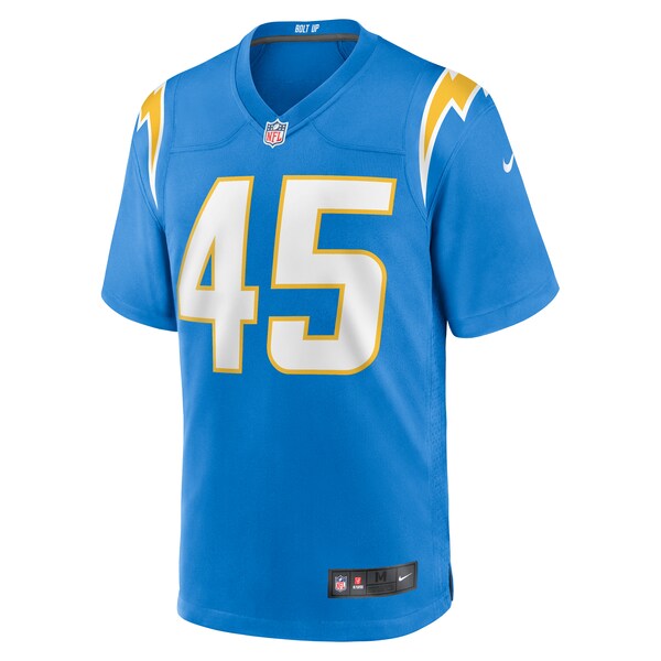 Tuli Tuipulotu Los Angeles Chargers Nike Team Game Jersey - Powder Blue - Image 2