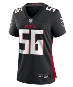 Alternative view of Leonard Floyd Atlanta Falcons Nike Women's Team Game Jersey -  Black