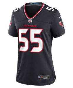 Alternative view of Danielle Hunter Houston Texans Nike Women's Team Game Jersey -  Navy