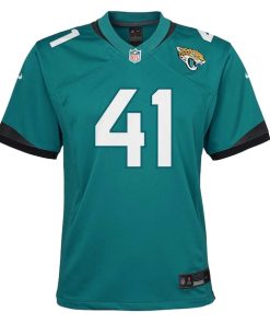 Alternative view of Josh Hines-Allen Jacksonville Jaguars Nike Youth Team Game Jersey - Teal