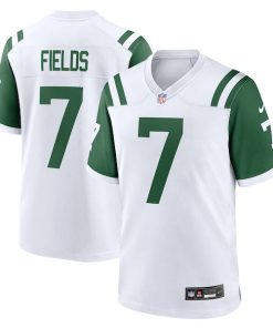 Justin Fields New York Jets Nike Alternate The Classic Game Jersey -  White