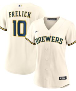 Sal Frelick Milwaukee Brewers Nike Women's Home Replica Jersey - Cream